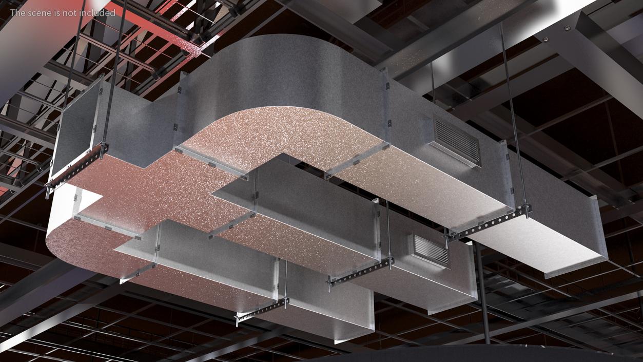 Industrial Air Conditioning Duct 3D