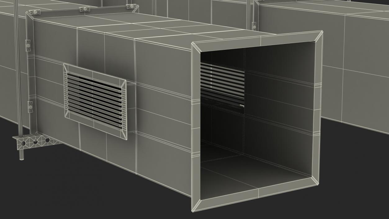 Industrial Air Conditioning Duct 3D