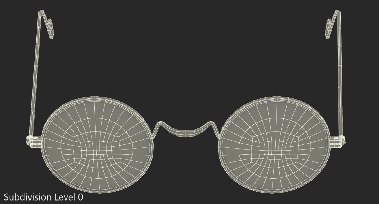 3D Classic Round Glasses