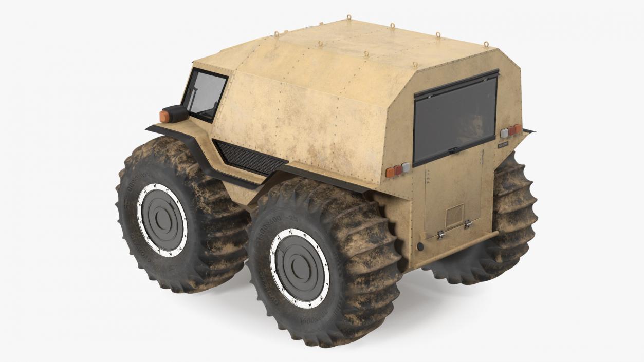 3D model Amphibious Sherp ATV Dirt