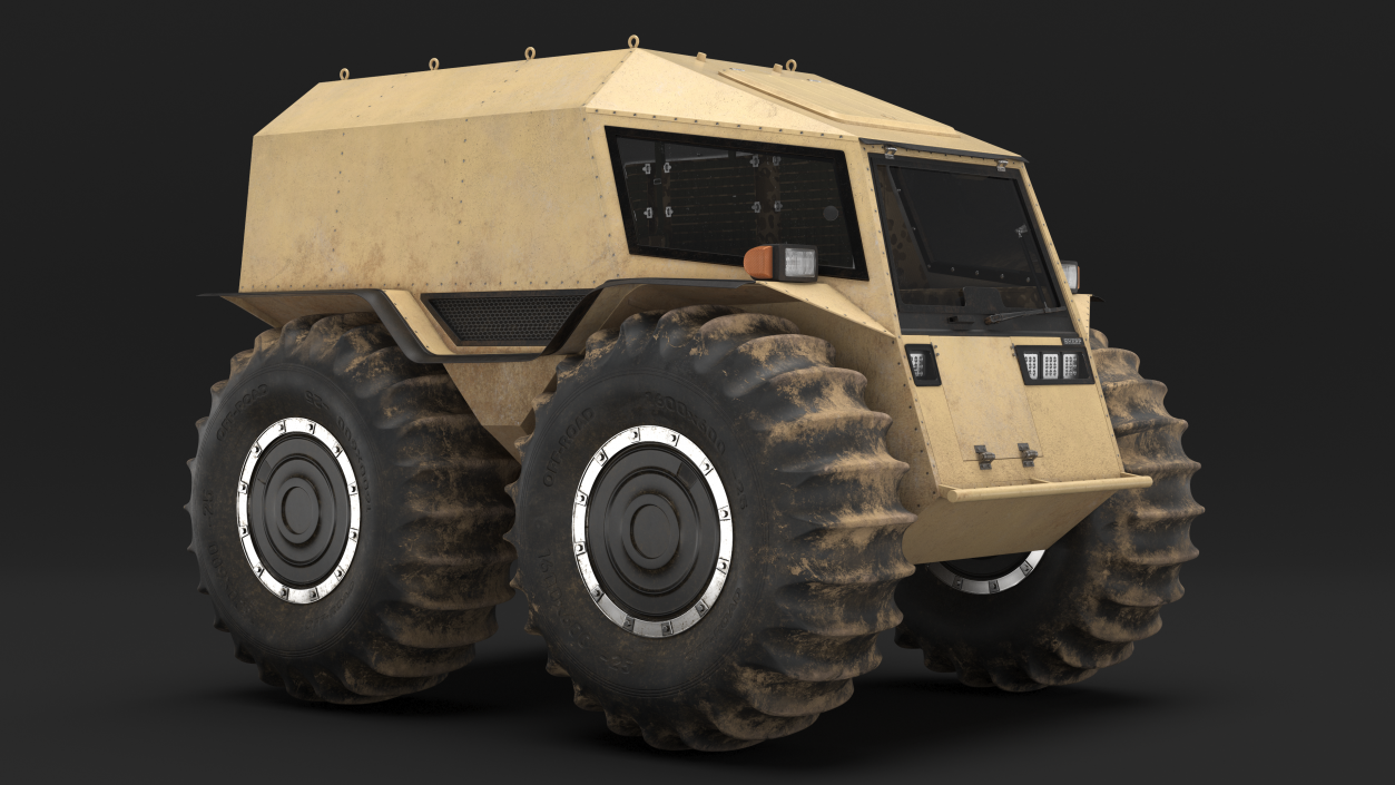 3D model Amphibious Sherp ATV Dirt