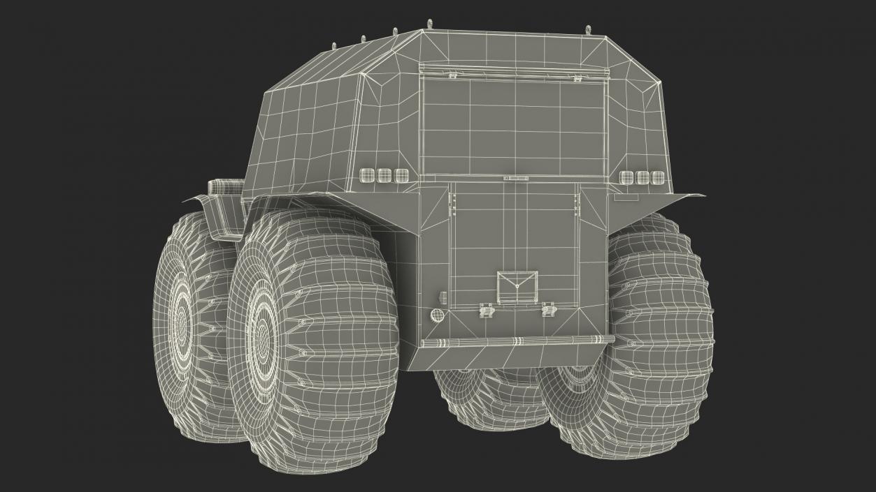 3D model Amphibious Sherp ATV Dirt