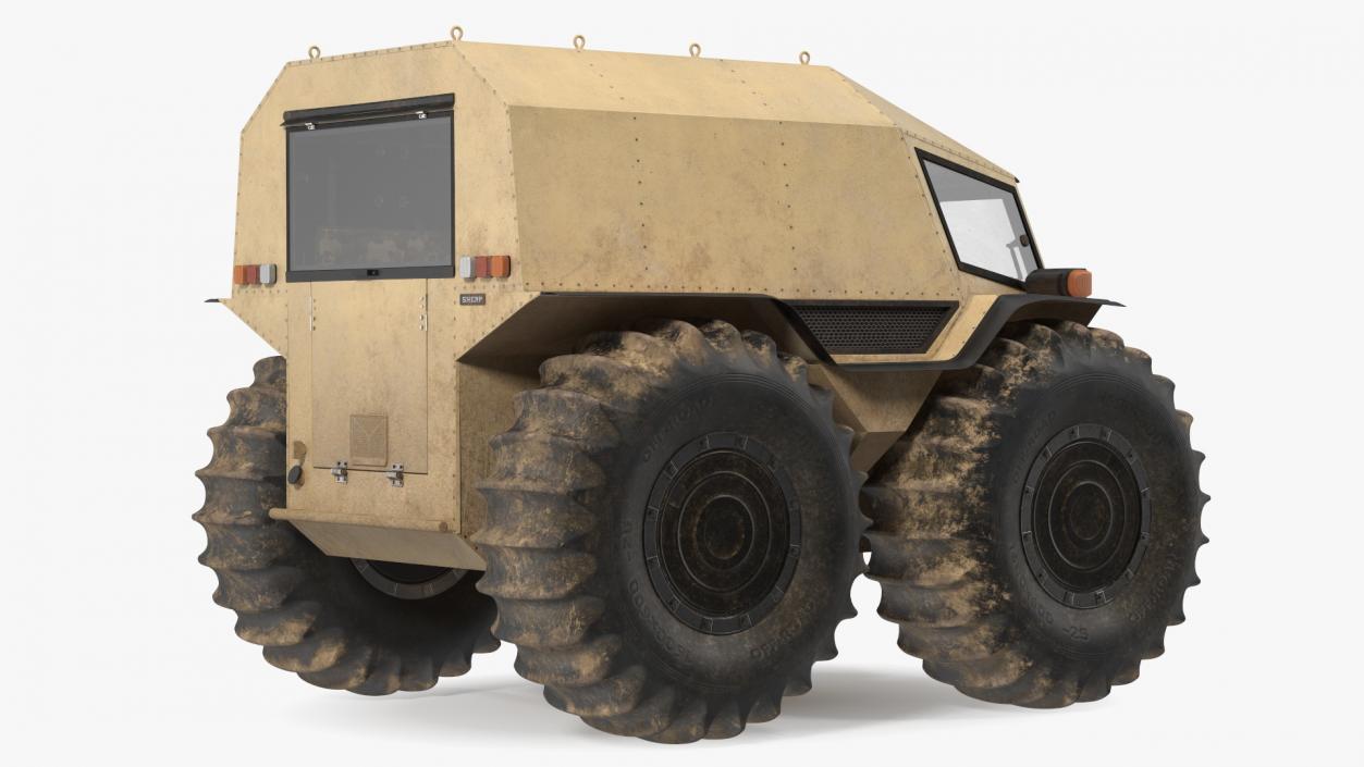 3D model Amphibious Sherp ATV Dirt