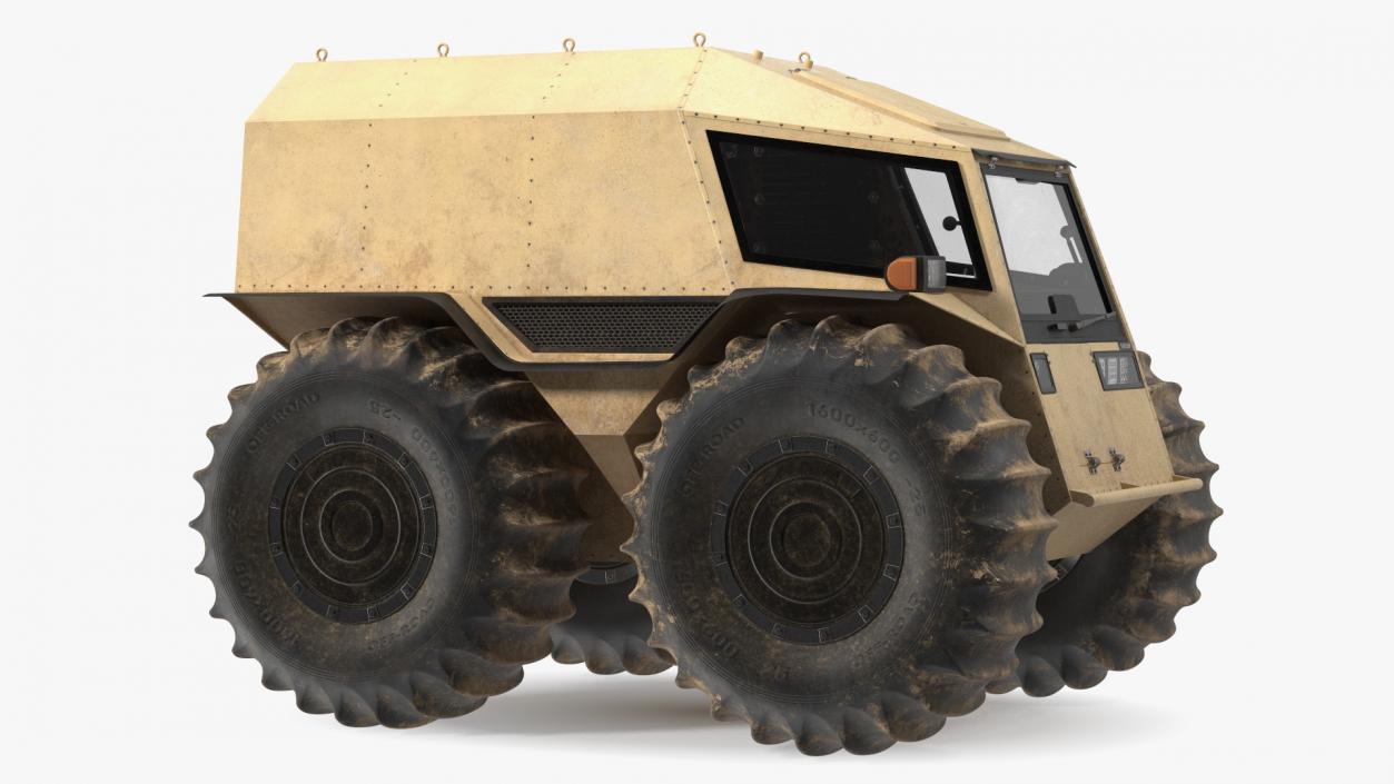 3D model Amphibious Sherp ATV Dirt