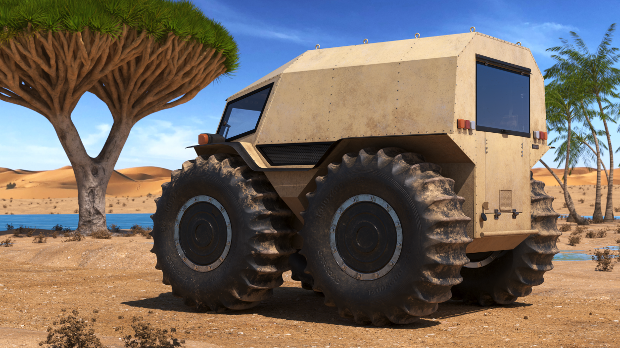 3D model Amphibious Sherp ATV Dirt