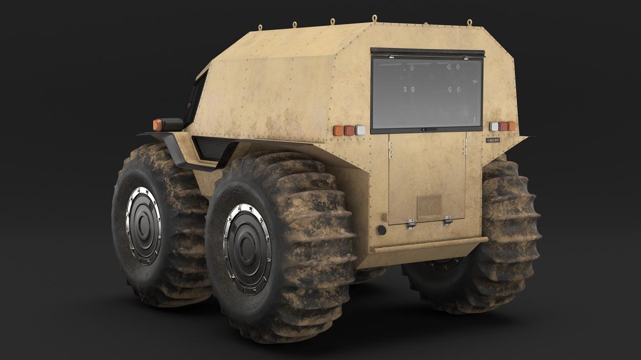 3D model Amphibious Sherp ATV Dirt