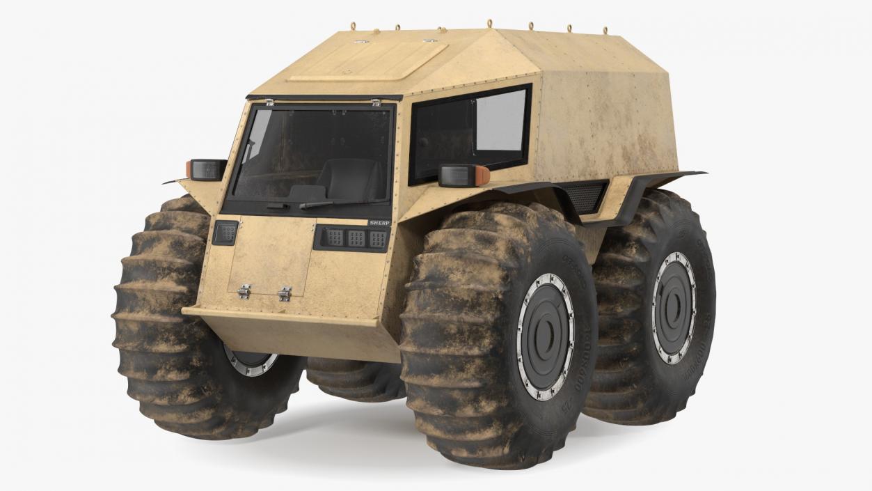 3D model Amphibious Sherp ATV Dirt