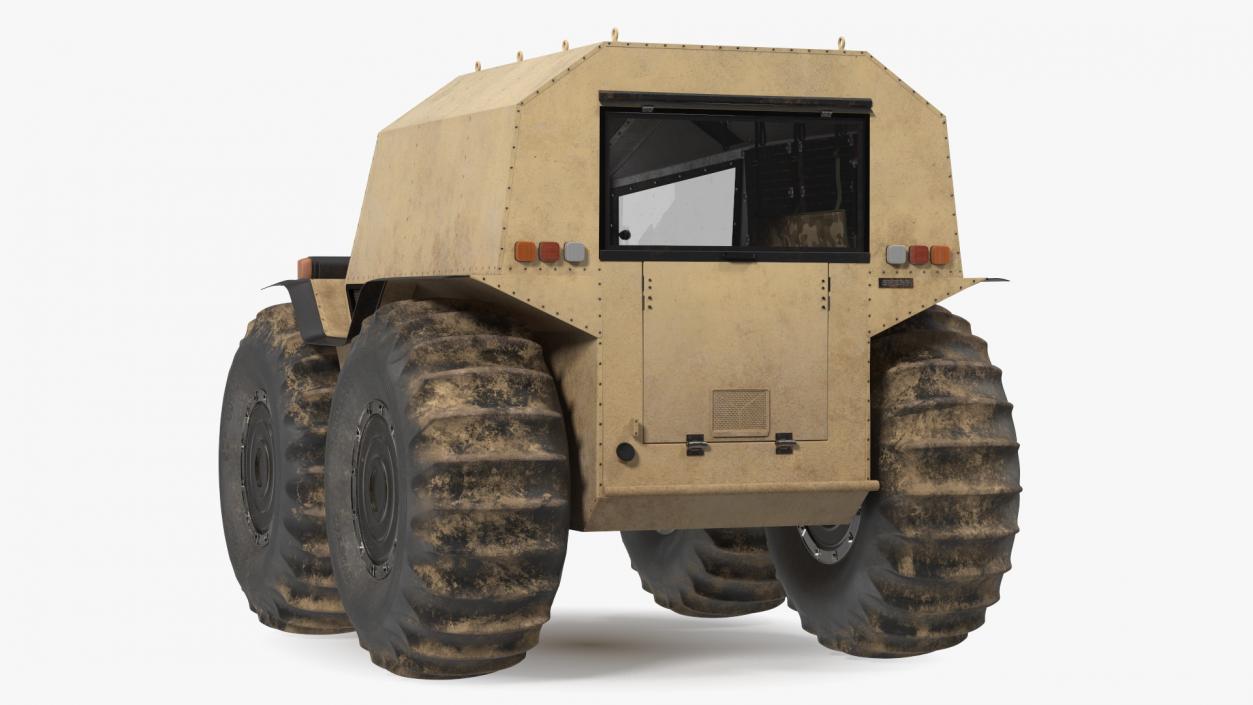 3D model Amphibious Sherp ATV Dirt