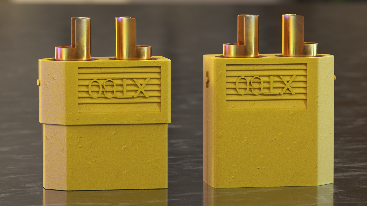 3D model XT60 Connectors