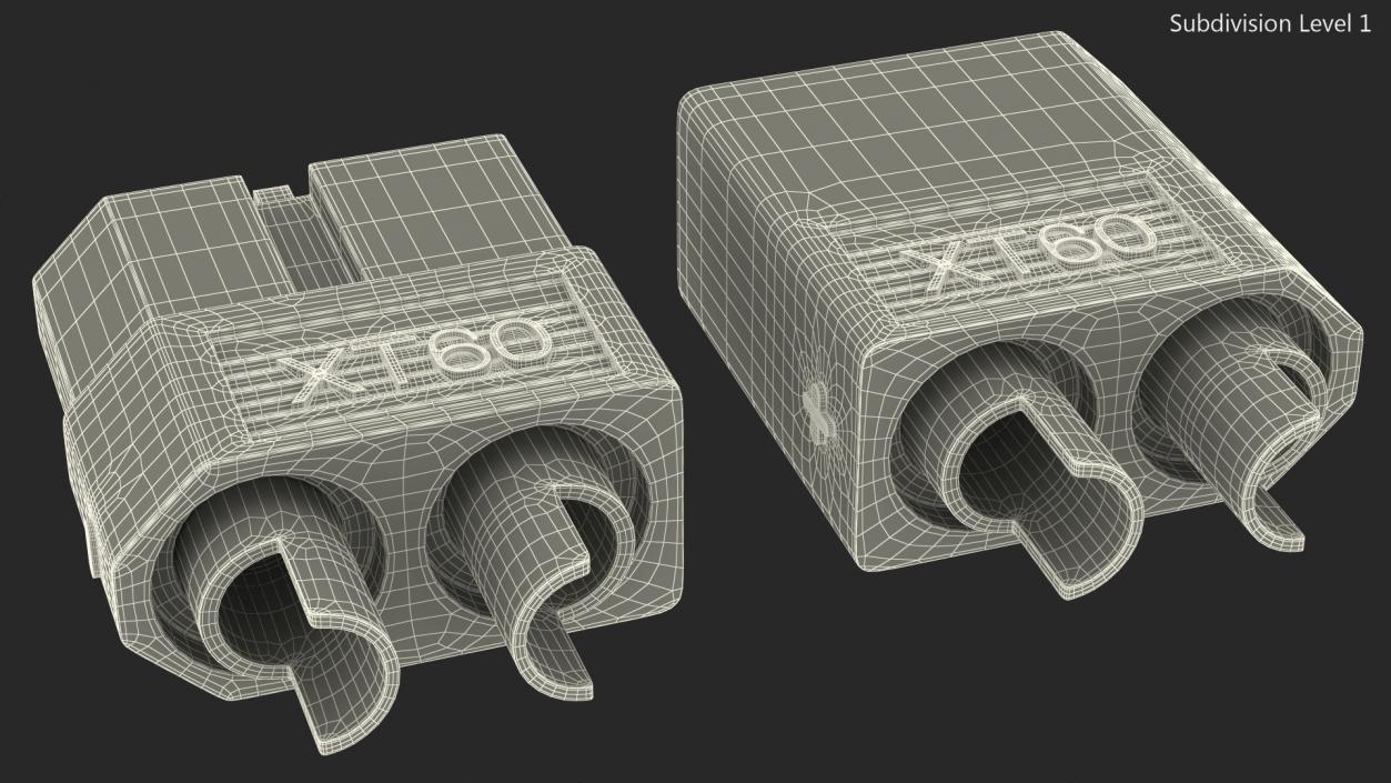 3D model XT60 Connectors