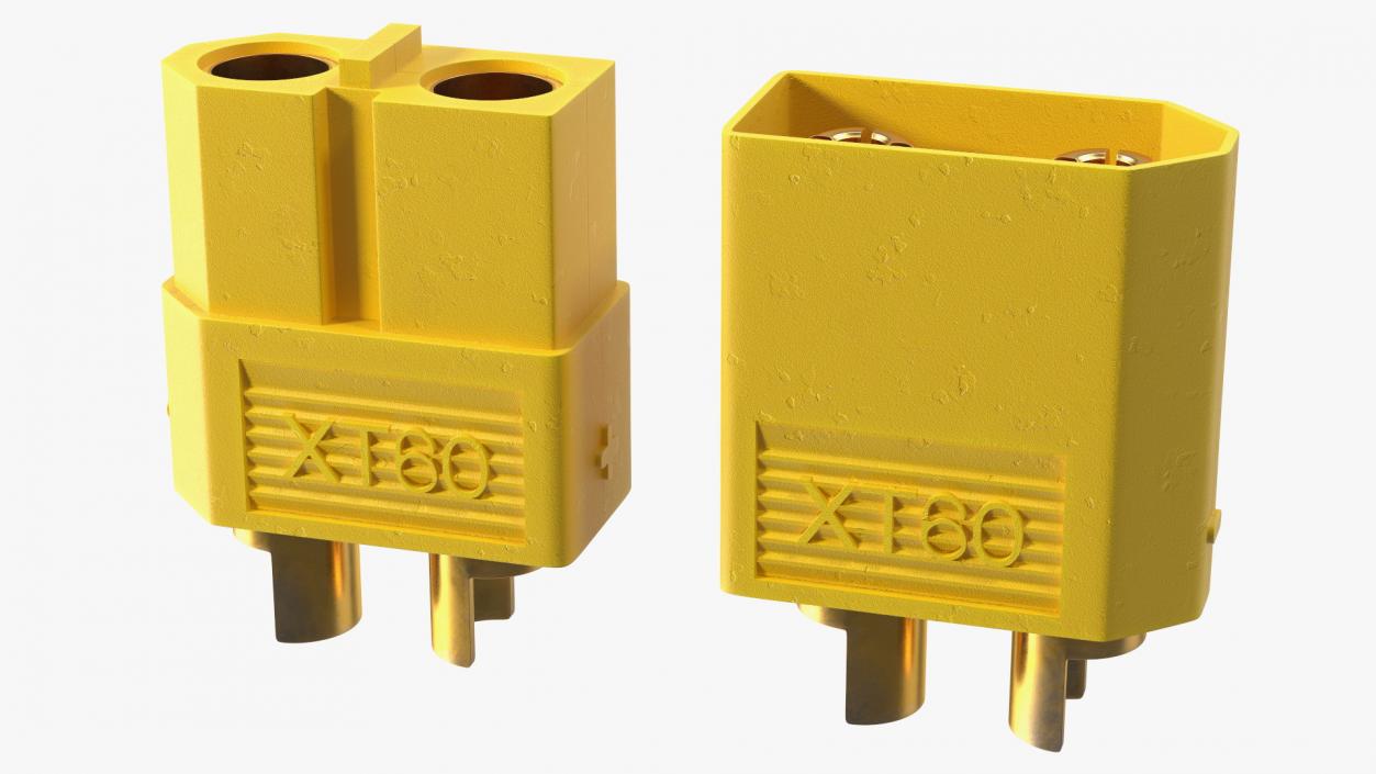 3D model XT60 Connectors