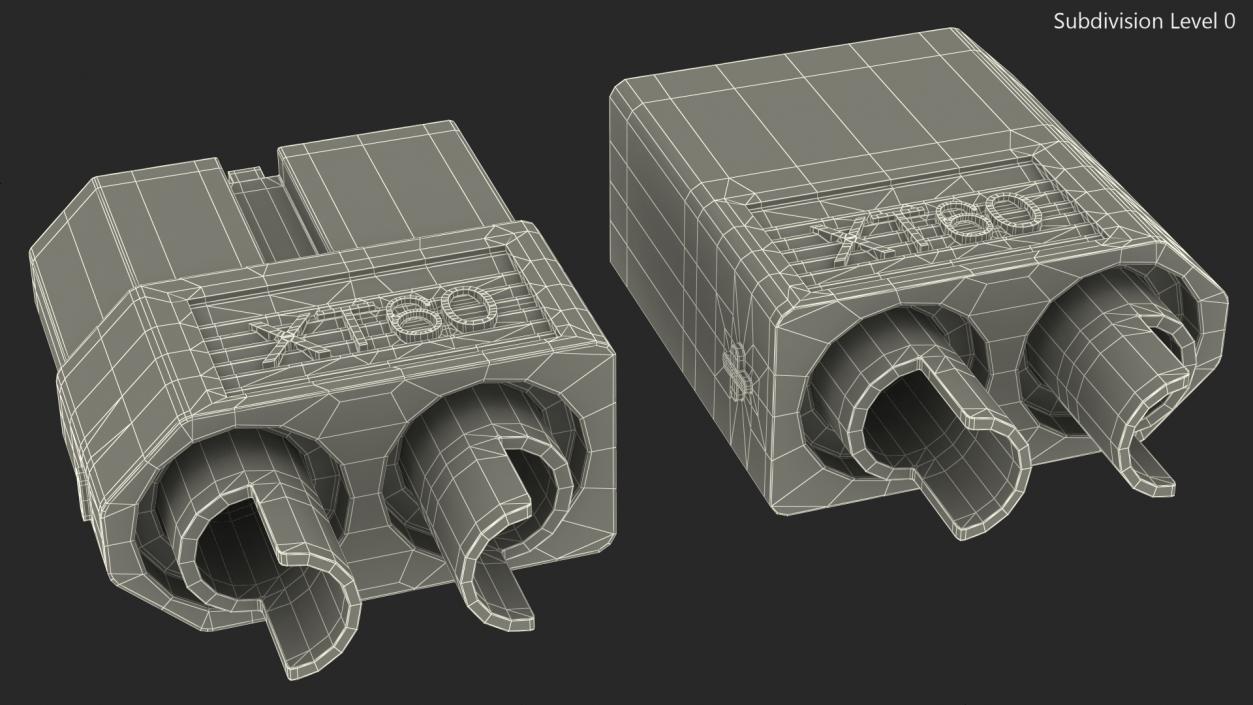 3D model XT60 Connectors