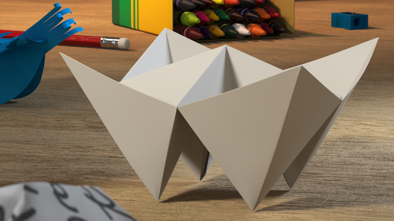 Cootie Catcher Origami 3D