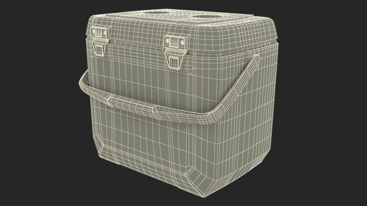 28 Quart Cool Box Coleman Xtreme Gray 3D