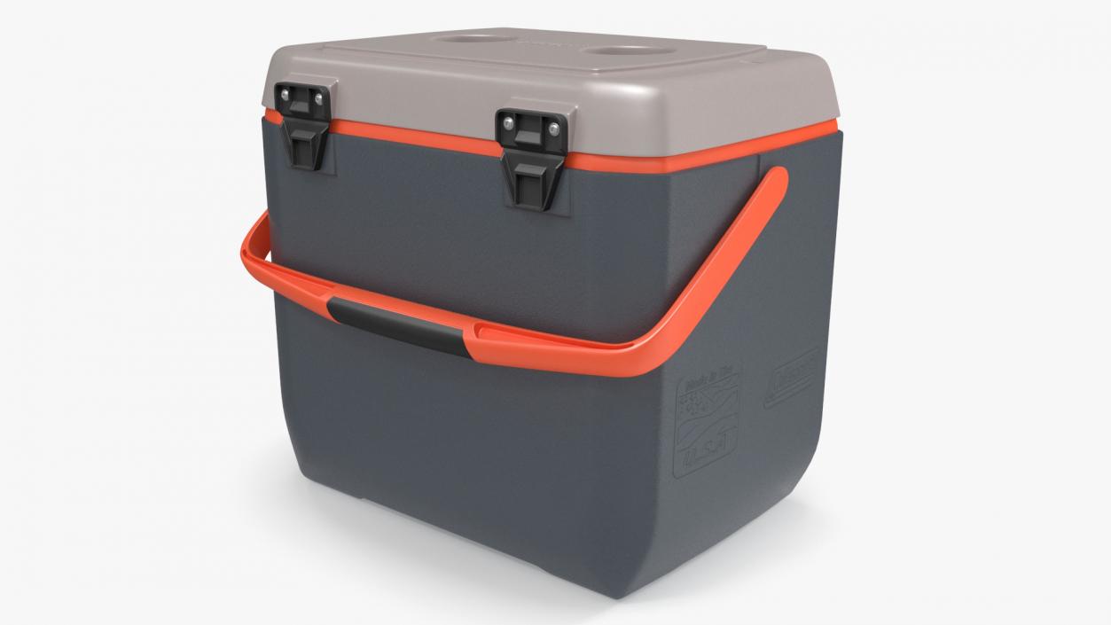 28 Quart Cool Box Coleman Xtreme Gray 3D