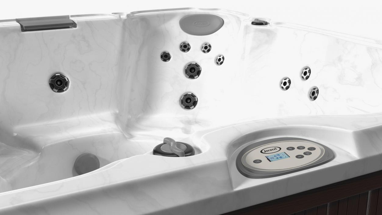 3D JACUZZI J235 Hot Tub Brown