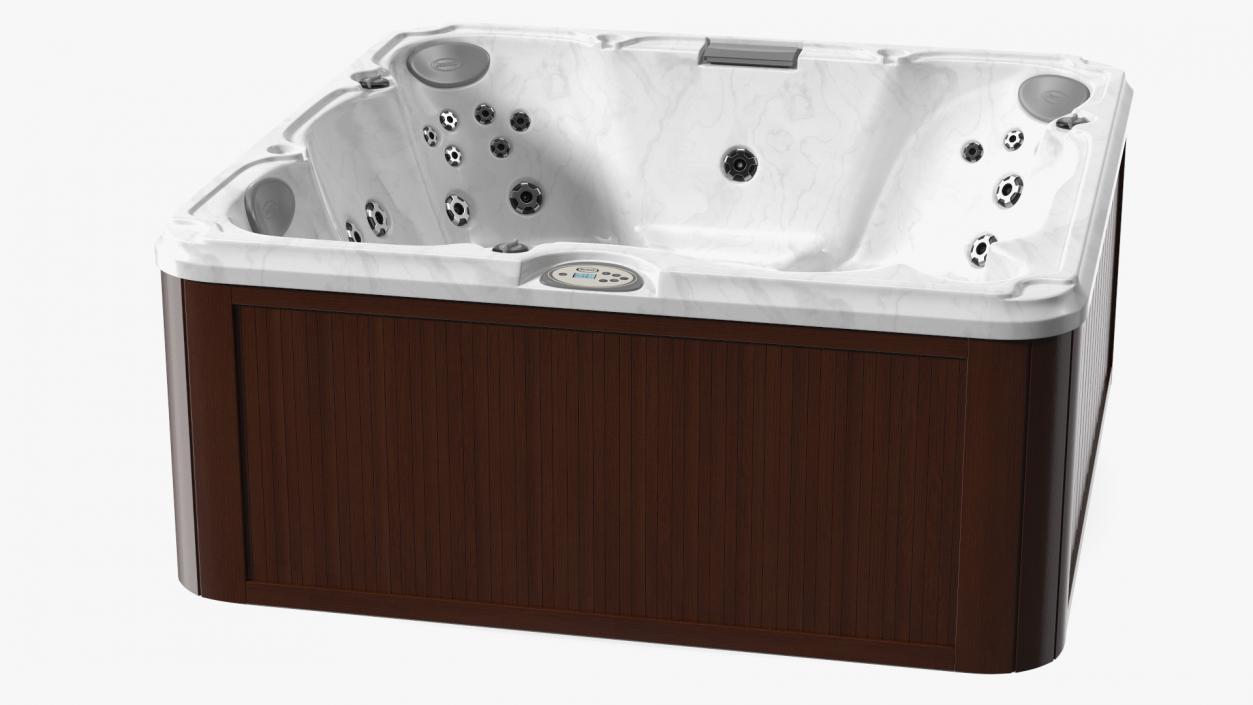 3D JACUZZI J235 Hot Tub Brown