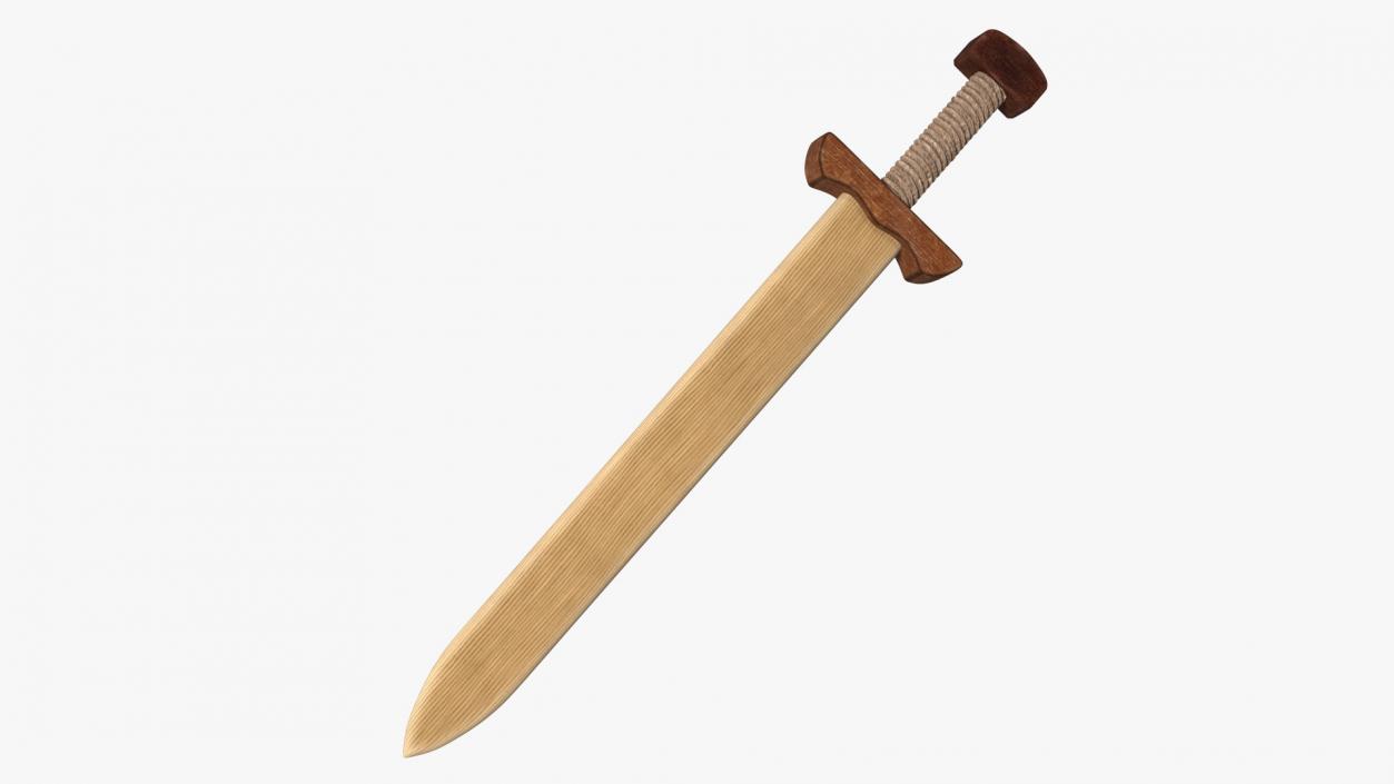 3D Wooden Practice Sword