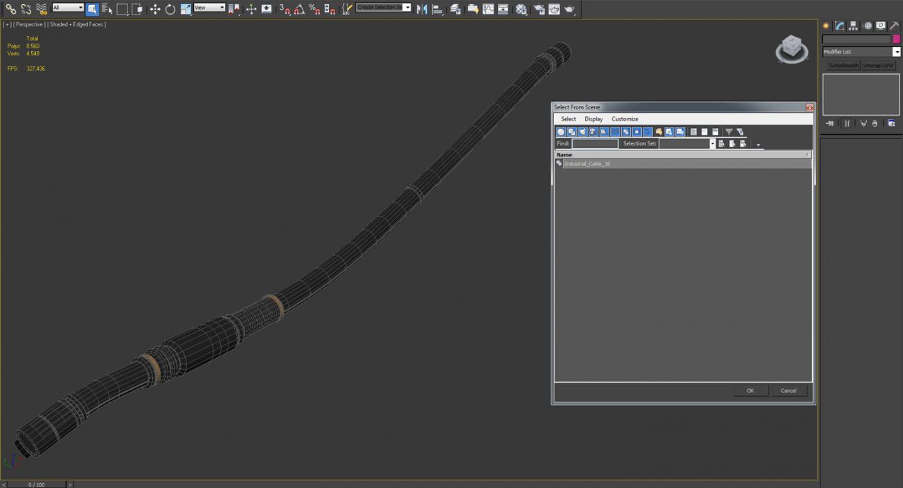 Industrial Cable 16 3D model