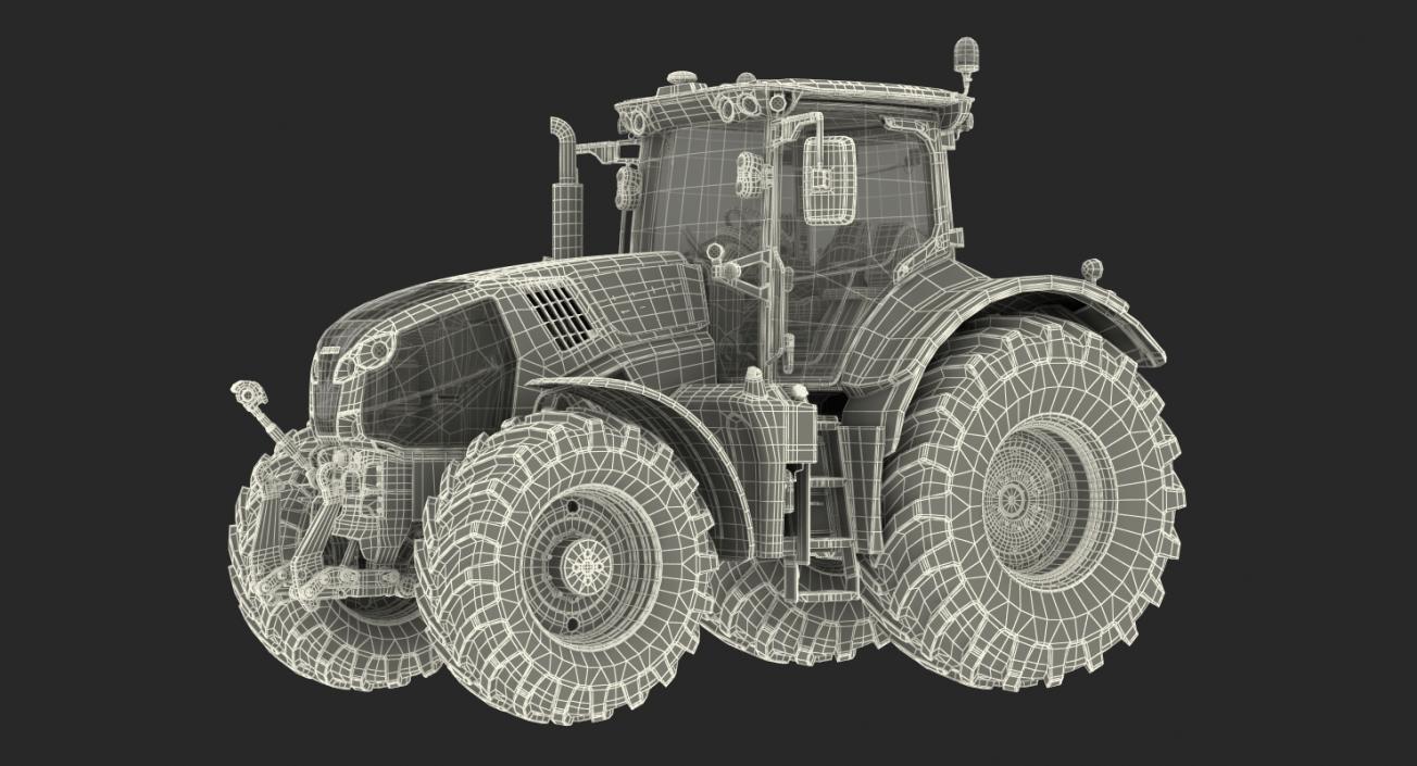 3D Tractors Rigged Collection