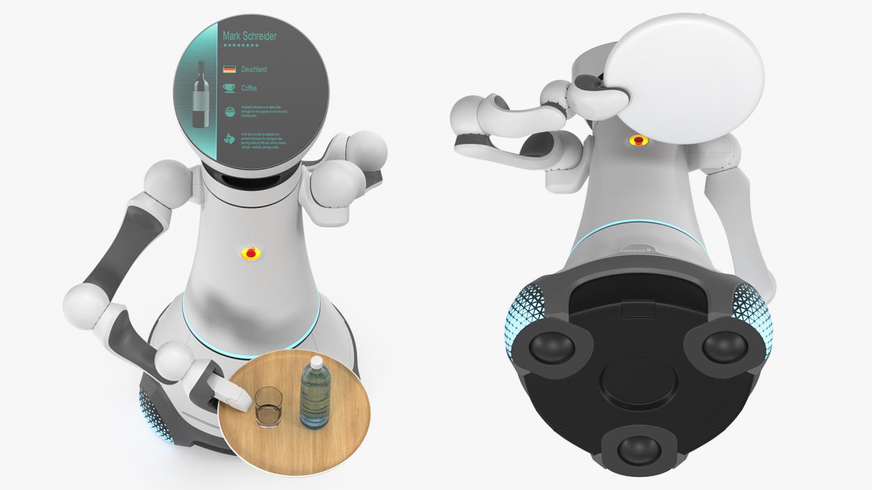 3D Careobot 4 Robot Bartender