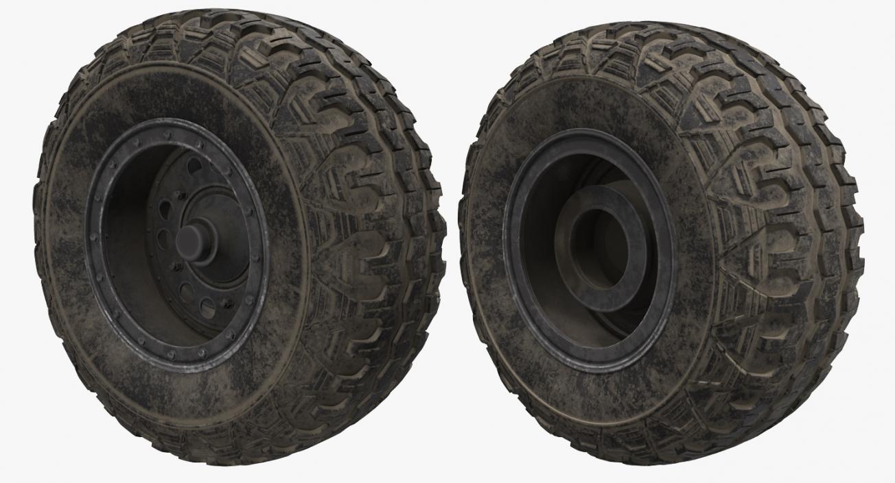 3D Wheels Big 3D Models Collection 3 model