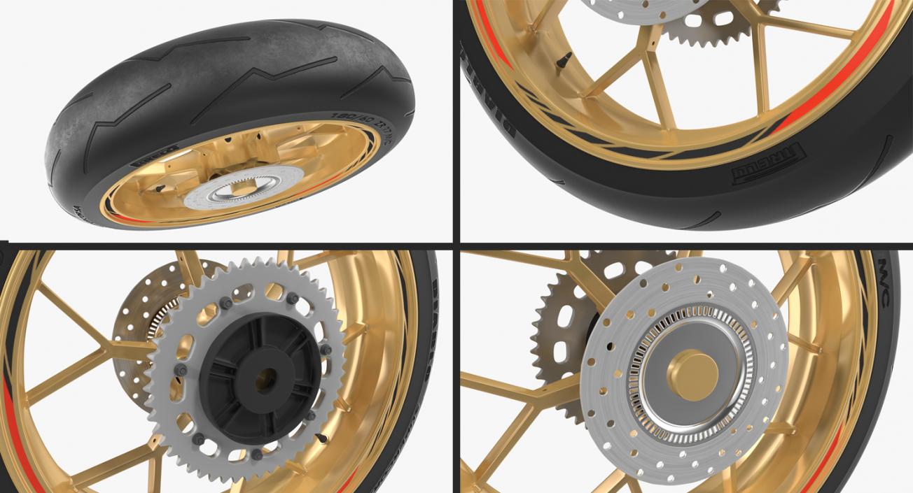 3D Wheels Big 3D Models Collection 3 model