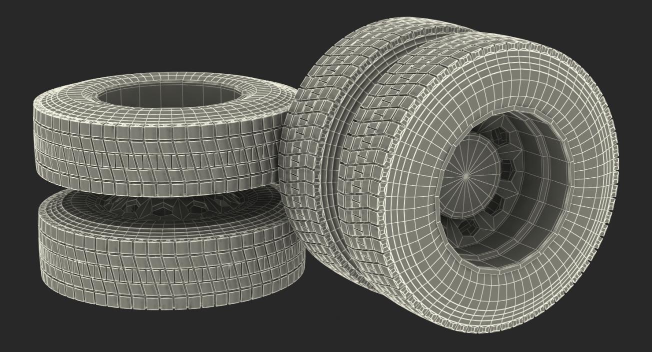 3D Wheels Big 3D Models Collection 3 model