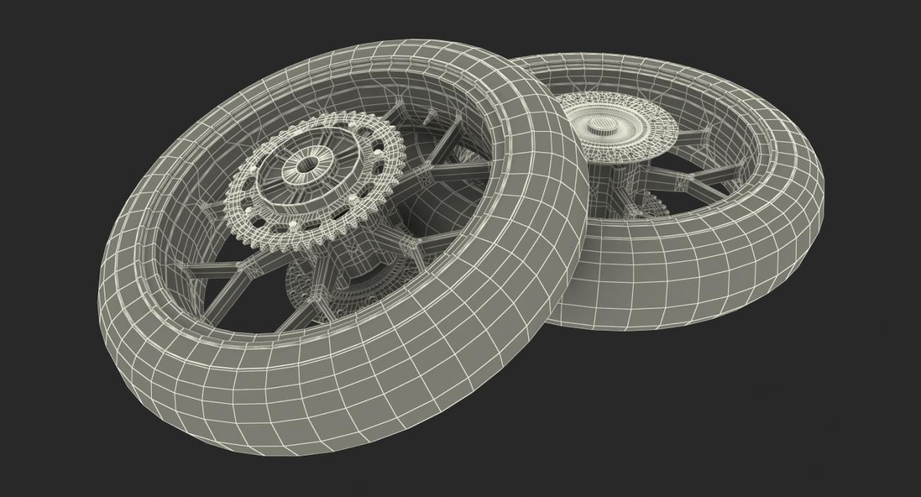 3D Wheels Big 3D Models Collection 3 model