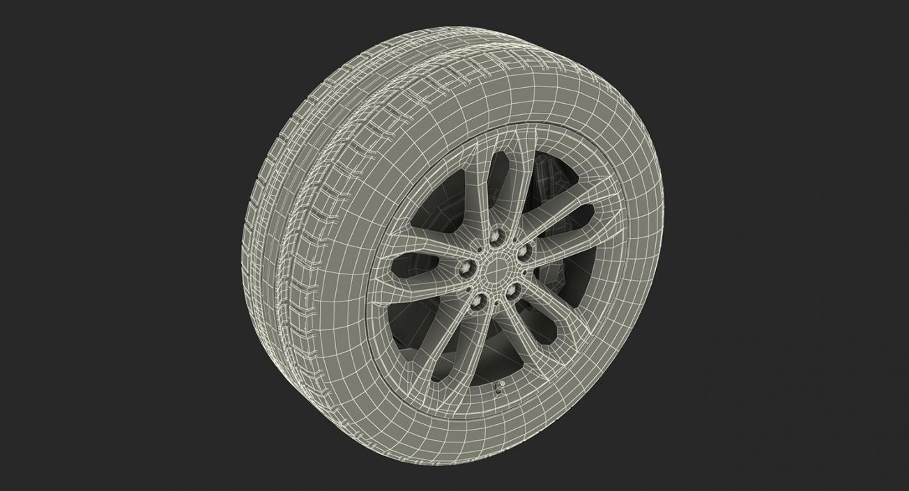 3D Wheels Big 3D Models Collection 3 model