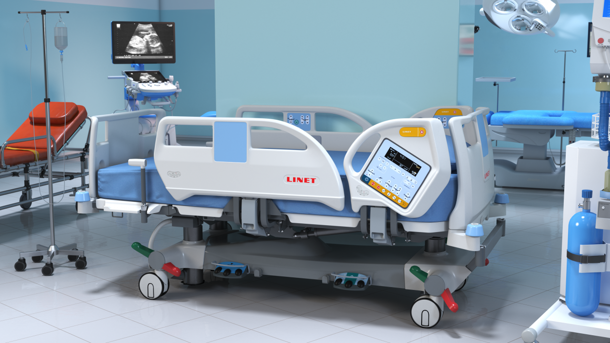 3D model Intensive Care Bed 2