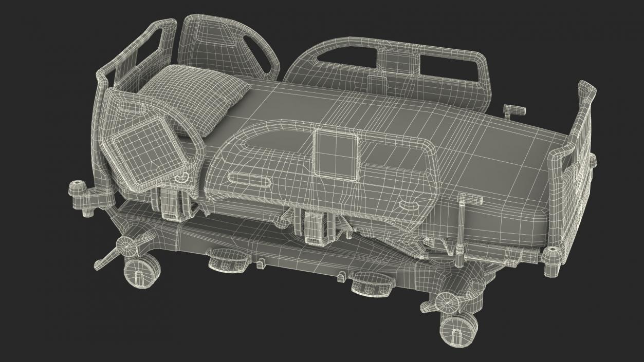 3D model Intensive Care Bed 2