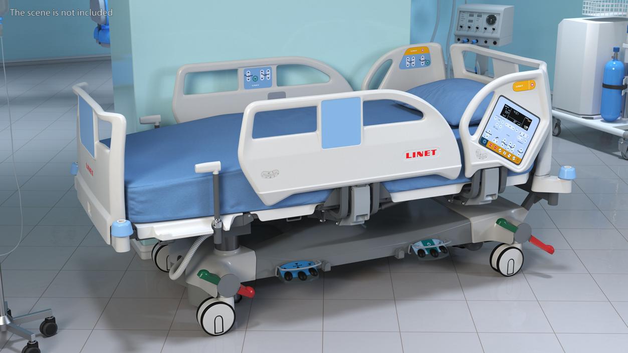 3D model Intensive Care Bed 2