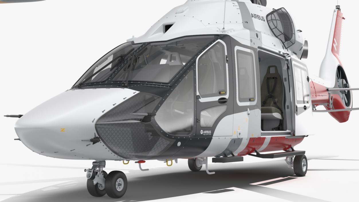 3D Airbus H160 Utility Helicopter Rigged for Maya