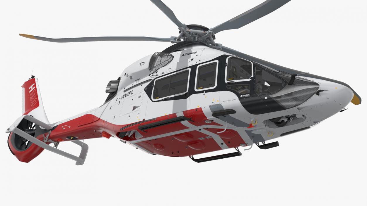 3D Airbus H160 Utility Helicopter Rigged for Maya