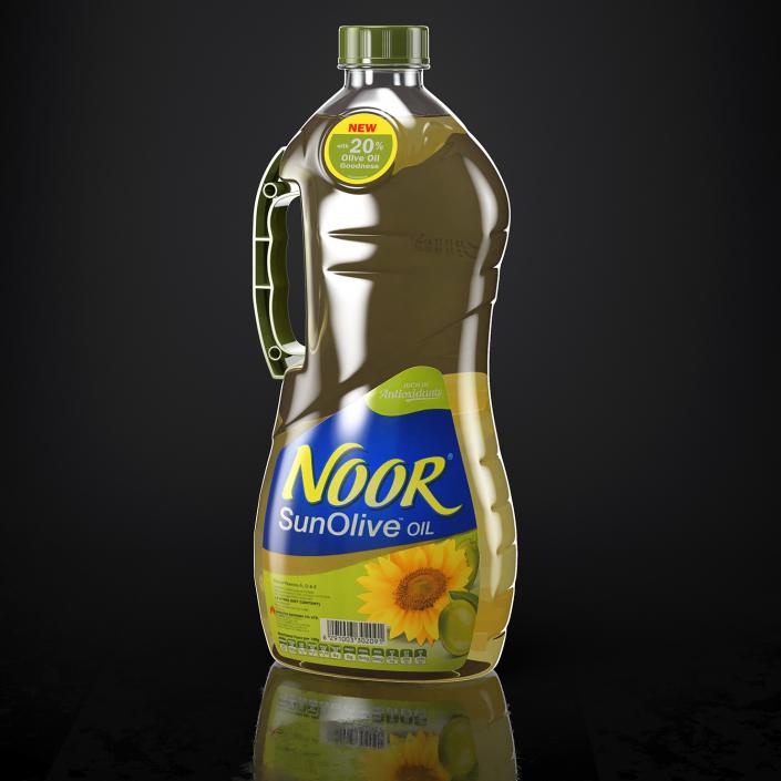 3D Noor Sun Olive Oil model