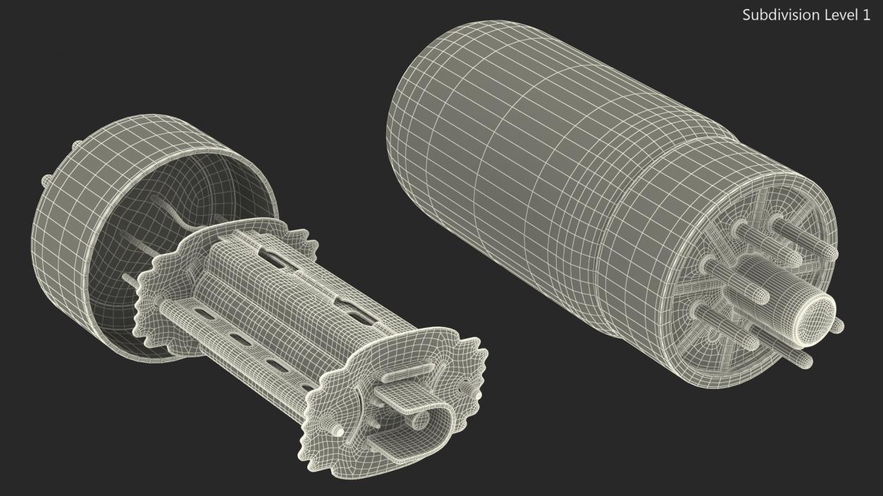 3D Vacuum Tube 6L6WGC model