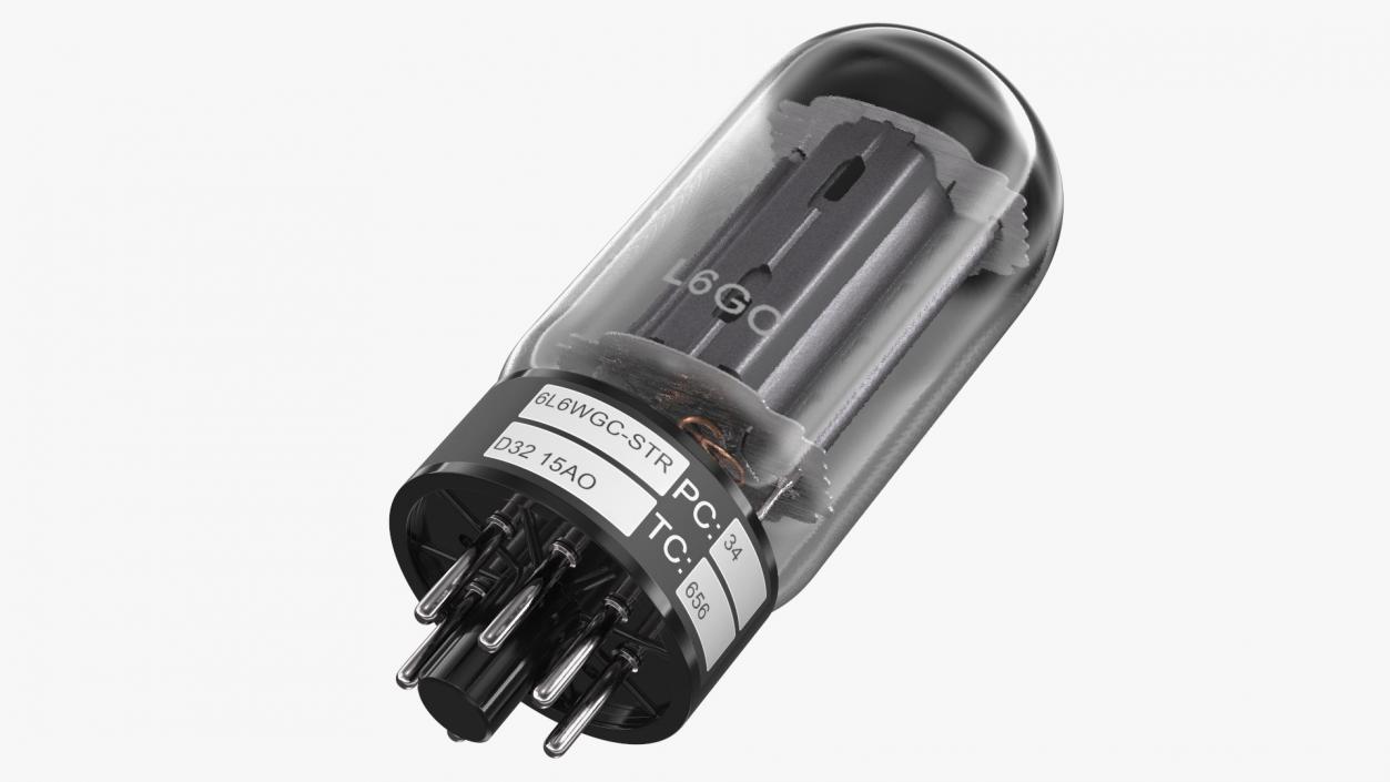 3D Vacuum Tube 6L6WGC model