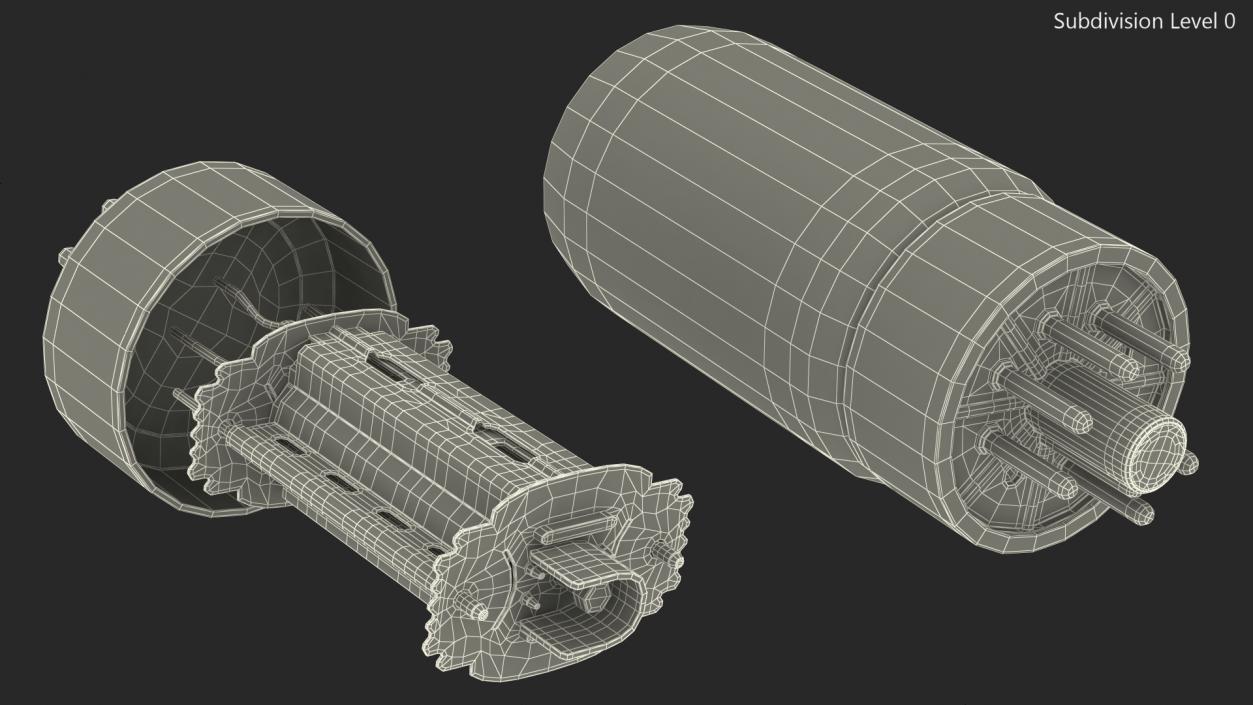 3D Vacuum Tube 6L6WGC model