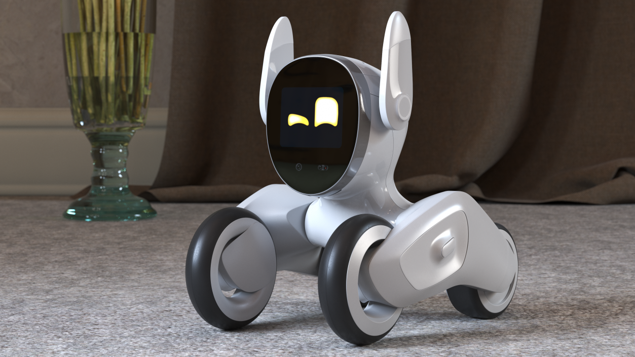 3D Robot Toy Loona Smart Petbot model