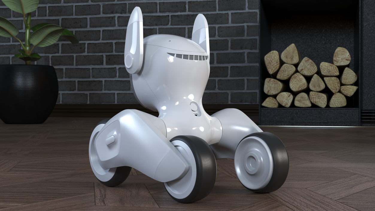 3D Robot Toy Loona Smart Petbot model