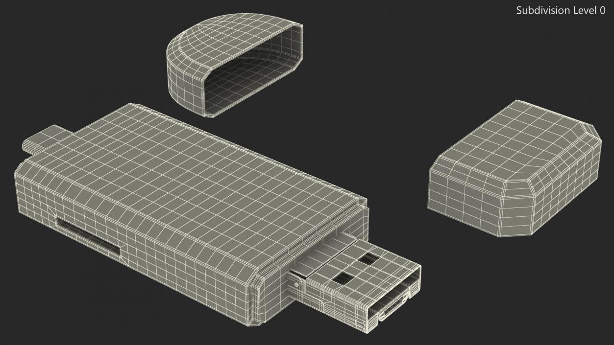 Micro Card Adapter Vanja 3D model