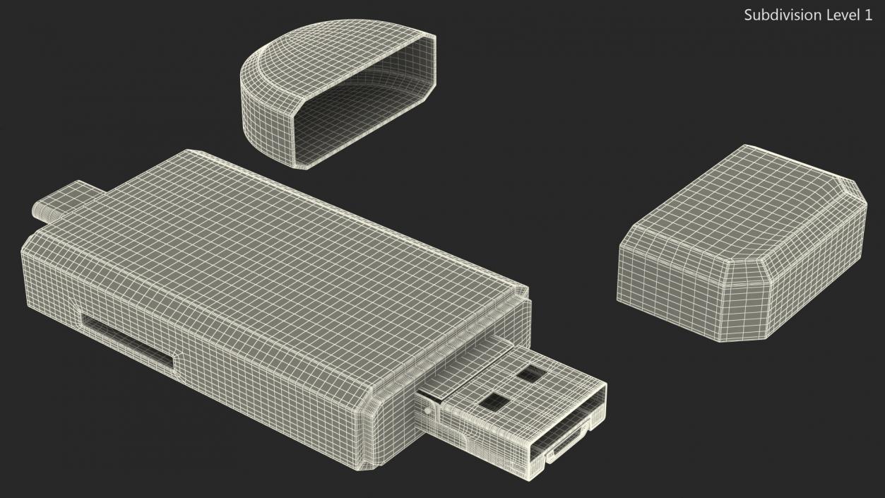 Micro Card Adapter Vanja 3D model