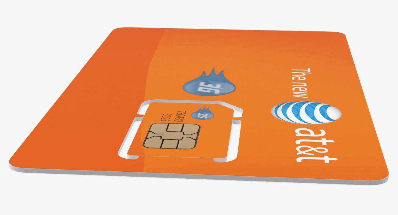 3D model Sim Cards Collection