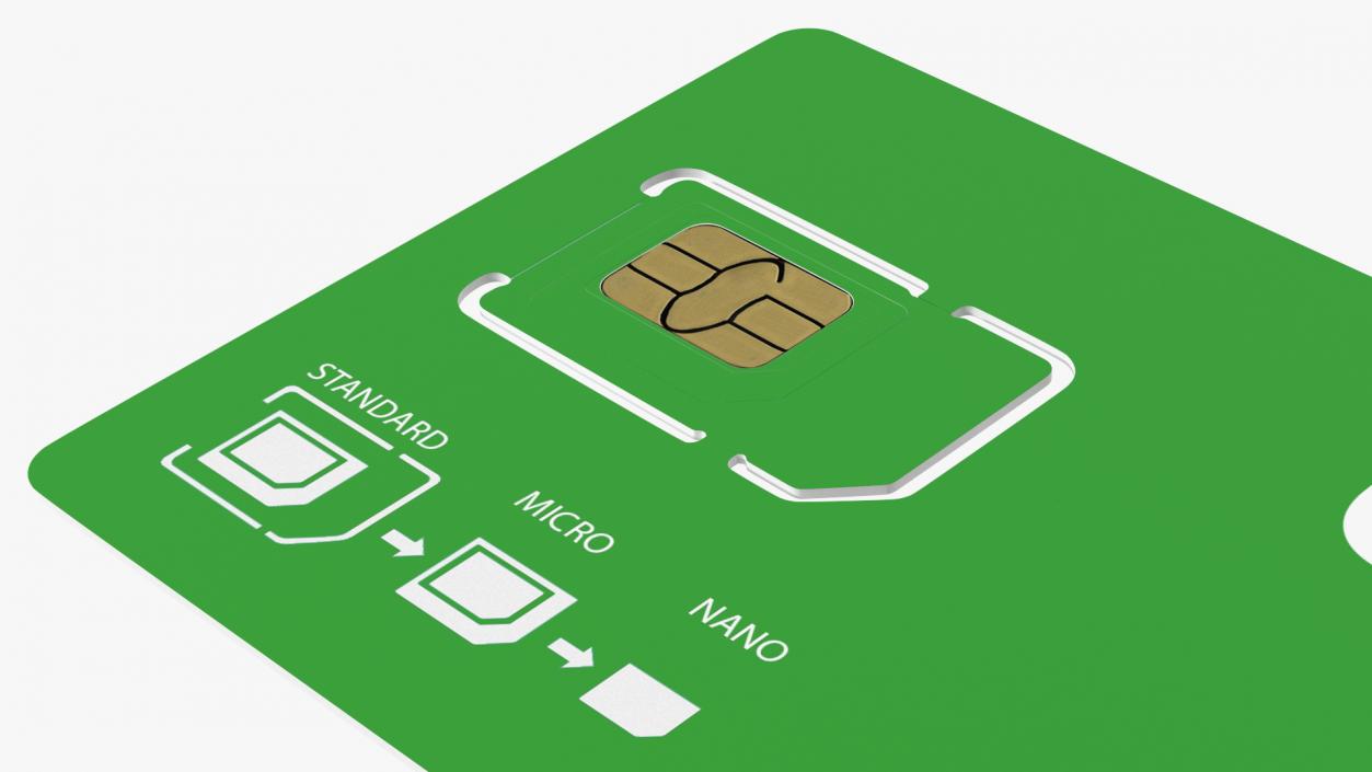 3D model Sim Cards Collection