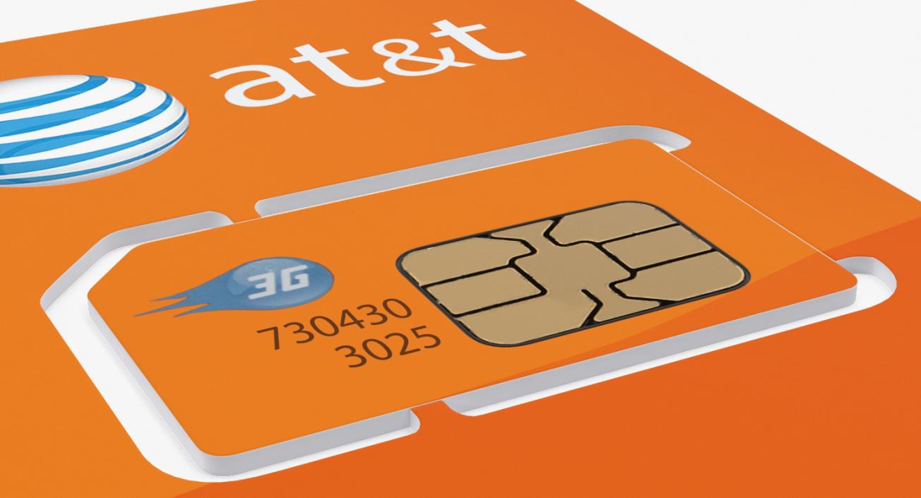 3D model Sim Cards Collection