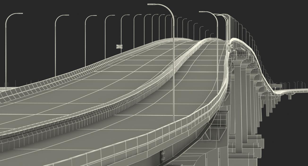 Coronado Bay Bridge 3D model