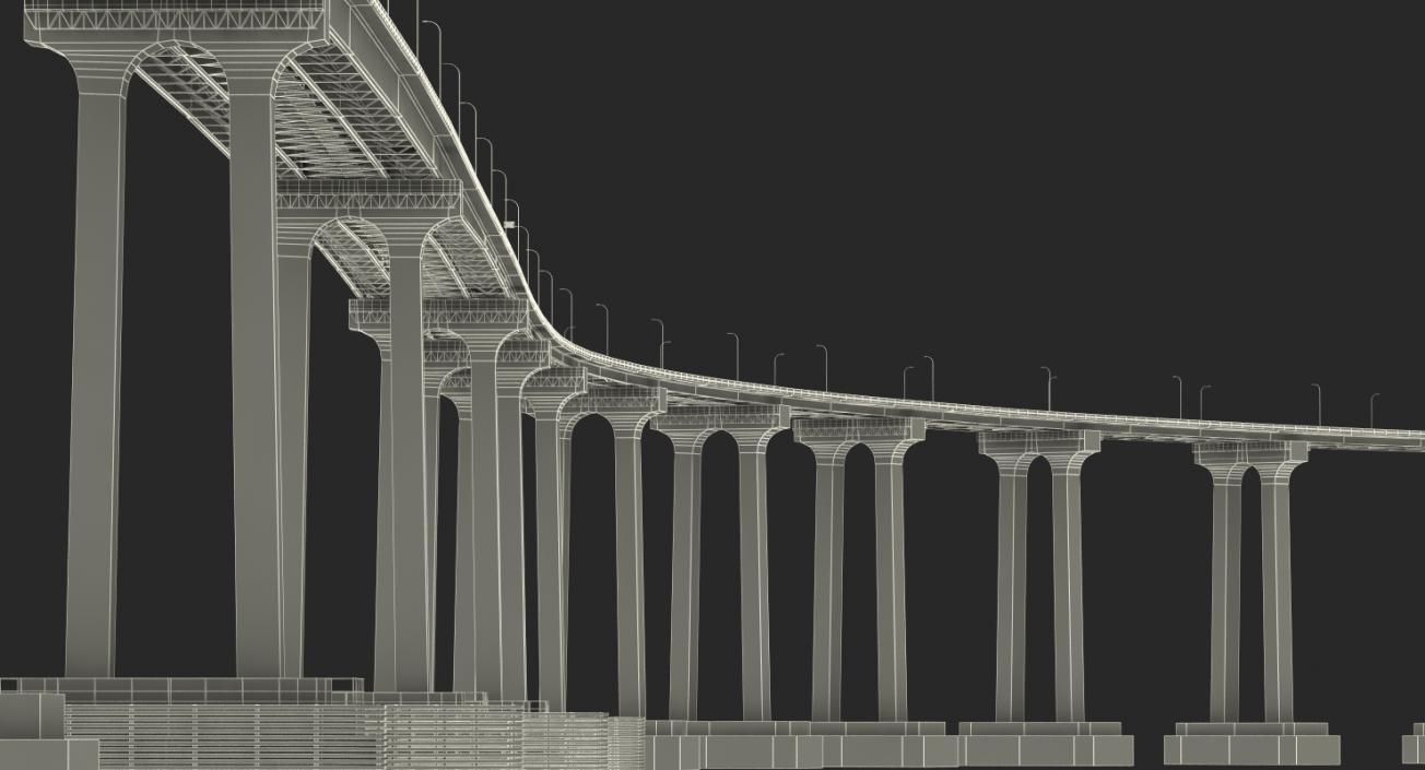 Coronado Bay Bridge 3D model