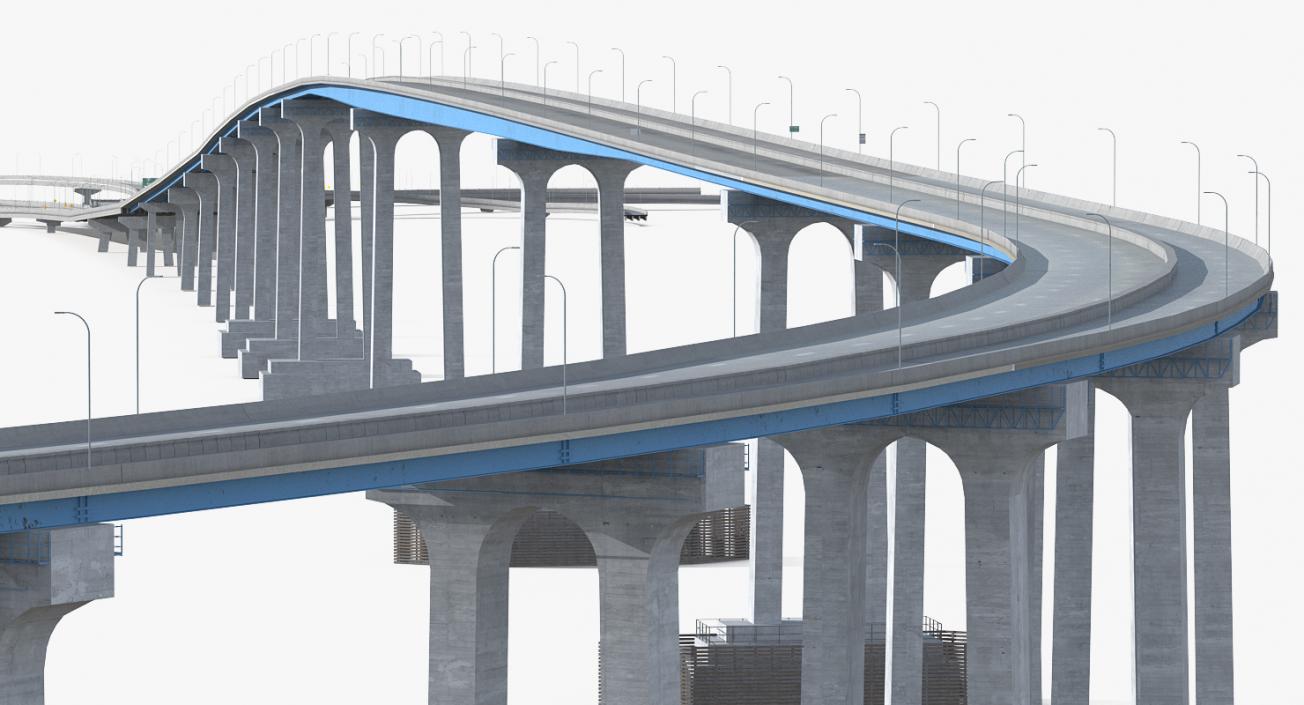 Coronado Bay Bridge 3D model