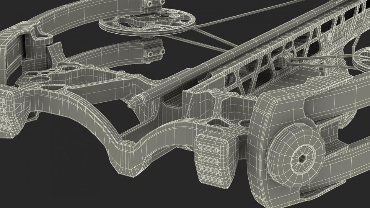 Crossbow Generic with Arrow and Scope 3D